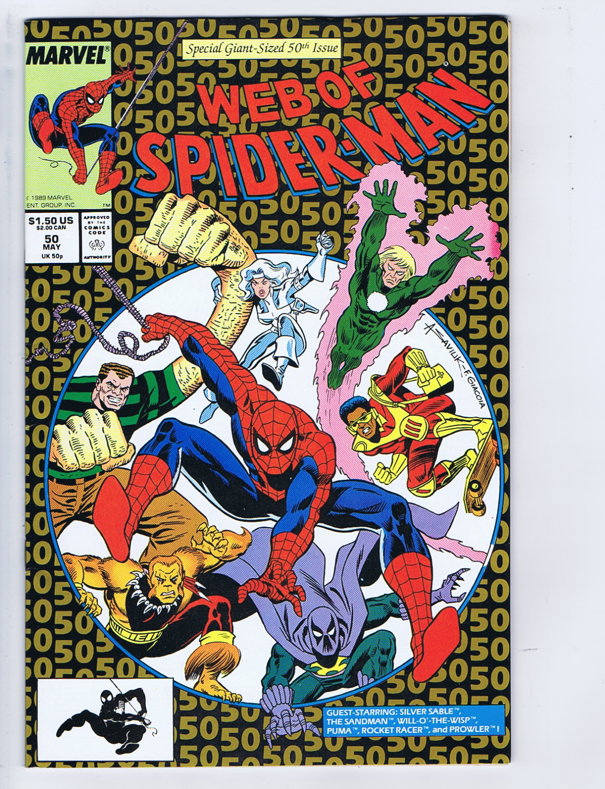 Web of Spider-Man #50 Marvel 1989 '' 1,000 Words ! '' | eBay
