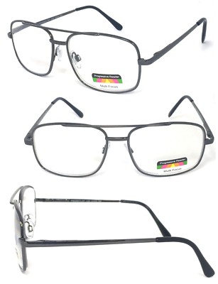 Pilot Progressive Reading Glasses Metal Frame 3 Strengths in 1 Reader