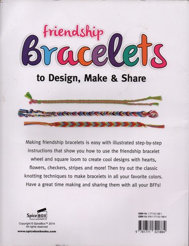 Friendship Bracelets To Design Make Share Project Book Color Charts By Spice Box