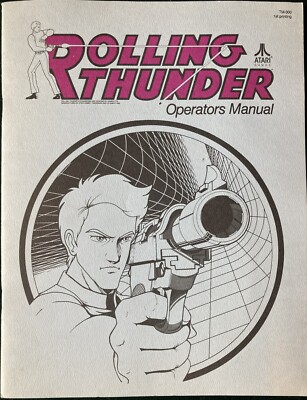 Rolling Thunder Arcade Game Manual