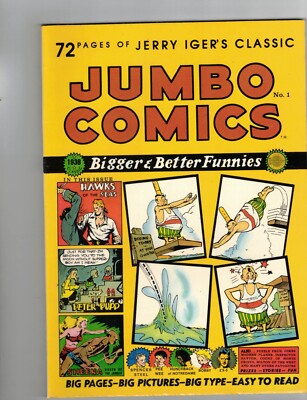 Jerry Iger's Classic Jumbo Comics #1 Sheena GA Reprints Blackthorne 1985 NM