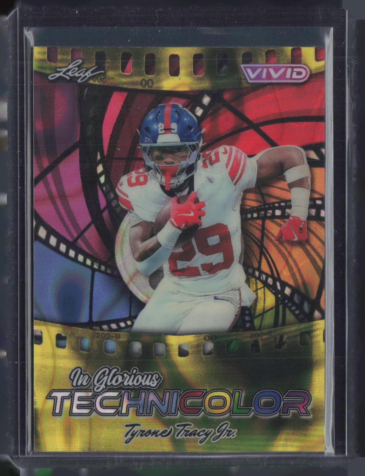 2025 Leaf Vivid In Glorious Technicolor Lava Yellow Tyrone Tracy Jr 1/1