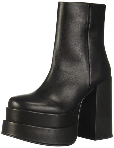 

Женские модные ботинки Steve Madden Cobra, черная кожа, США,  млн, Black