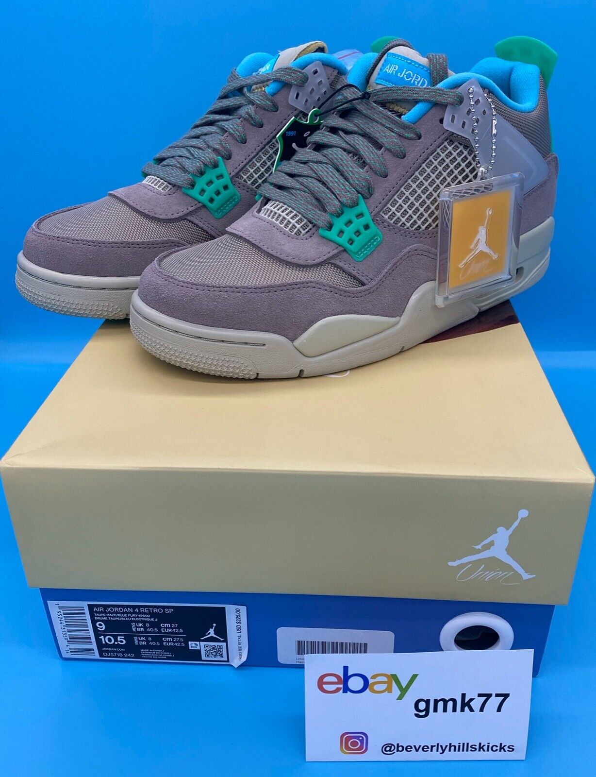 Jordan 4 Retro SP 30th Anniversary Union Taupe Haze DJ5718 Jordan 4 Retro SP 30th Anniversary Union Taupe Haze DJ5718