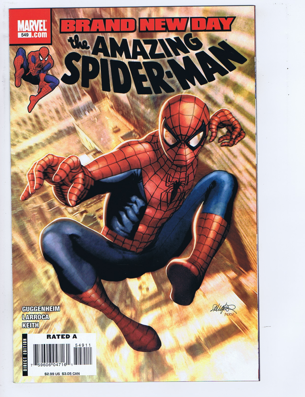 Amazing Spider-Man #549 Marvel 2008 Who's That Girl ? | eBay