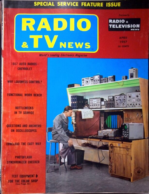 TEST EQUIPMENT FOR THE COLOR SHOP - RADIO & TELEVISION NEWS MAGAZINE APRII 1957