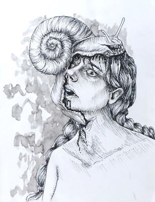 SAMANTHA WADDELL ORIGINAL ART PRINTS 8x10'' MATTE PAPER ''FREELOADER'' 
