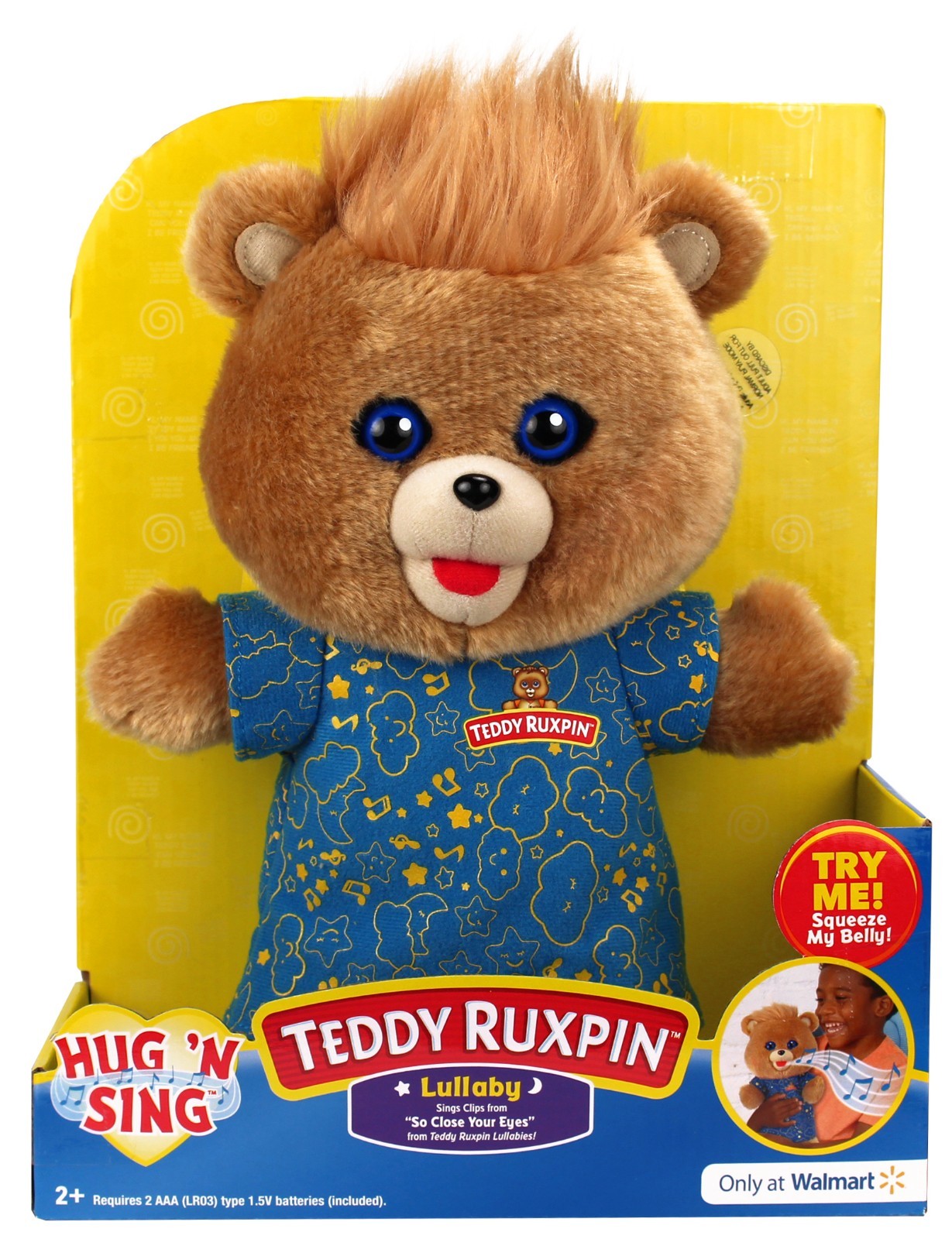 Teddy Ruxpin Hug N Sing Interactive Stuffed Bear Toy Exclusive Free Shipping