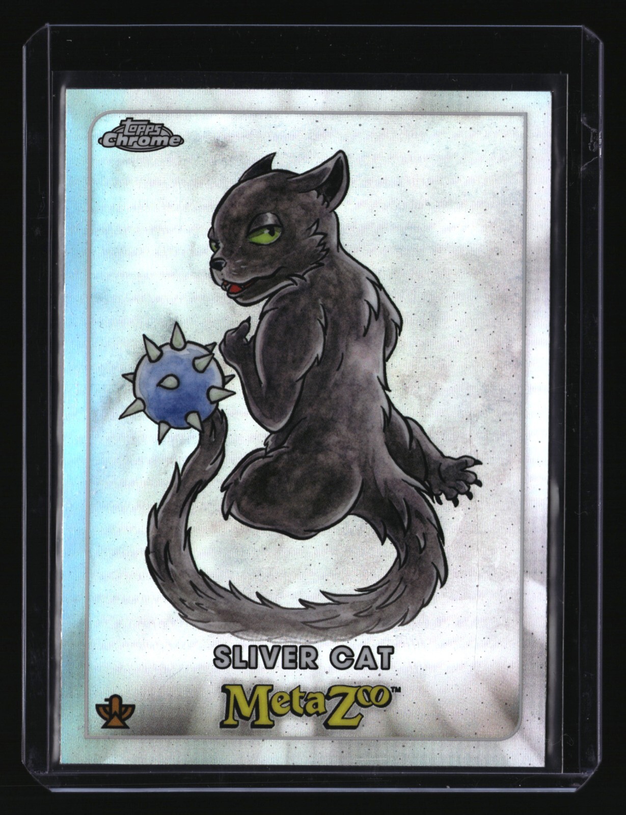 MetaZoo SLIVER CAT #59 (2022 Topps Chrome Silver Refractor