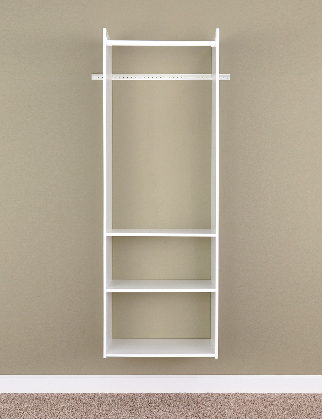 Clothing Closet Storage 2 Count Easy Track Closet Rr1024 24 Inch