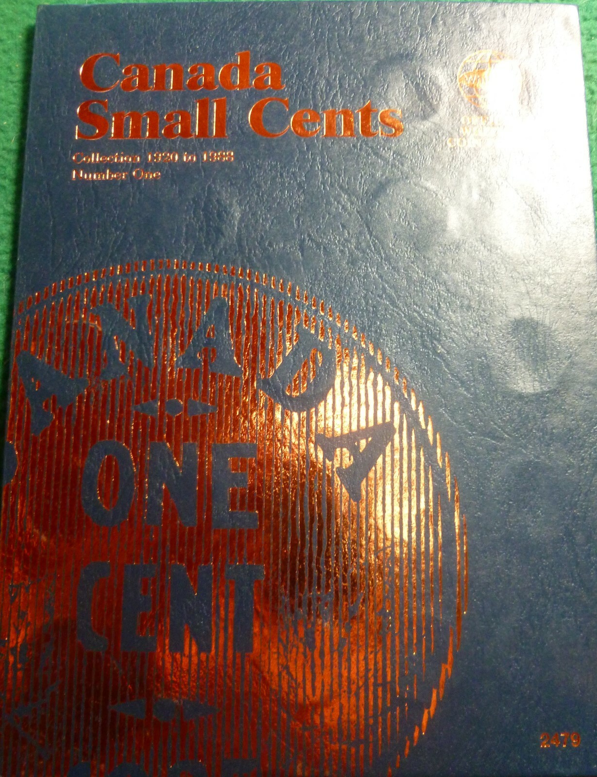 Canadian Cent Collection 1920 to 1988 in folder   #CC2088