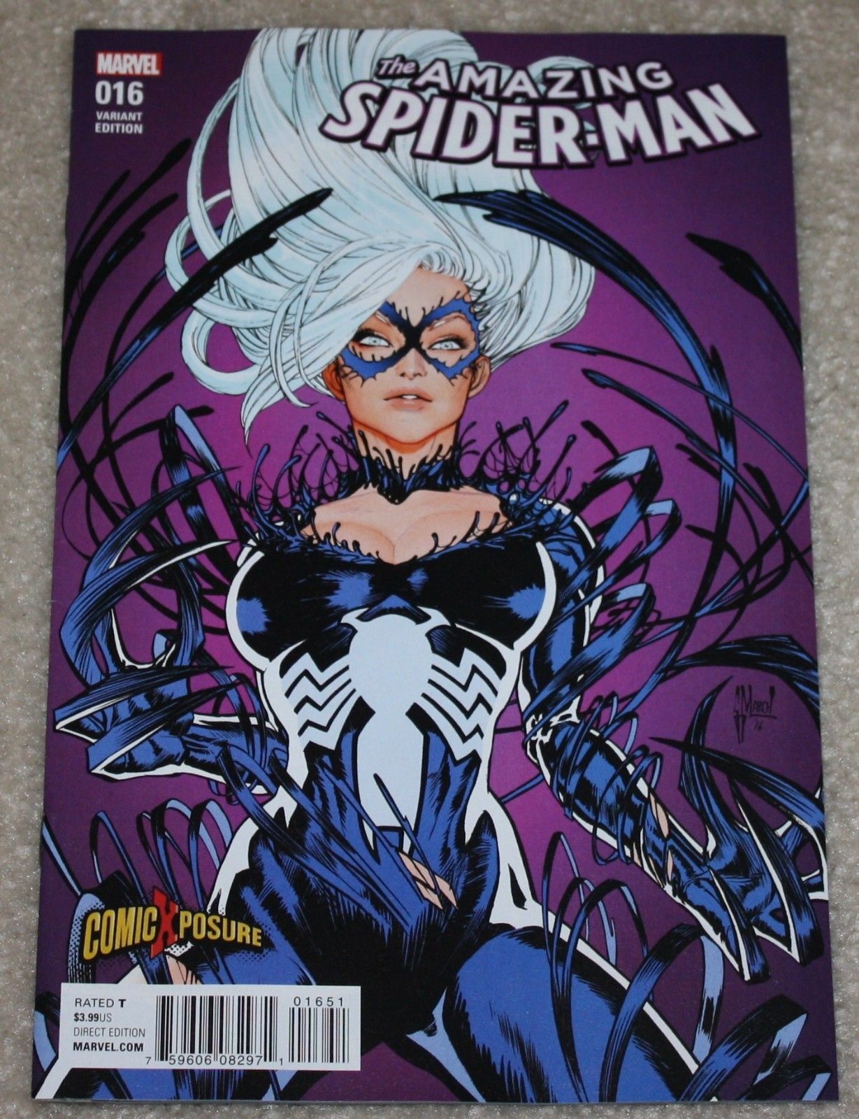 AMAZING SPIDER-MAN 16 VENOM BLACK CAT GUILLEM MARCH RETAILER AMAZING SPIDER-MAN 16 VENOM BLACK CAT GUILLEM MARCH RETAILER