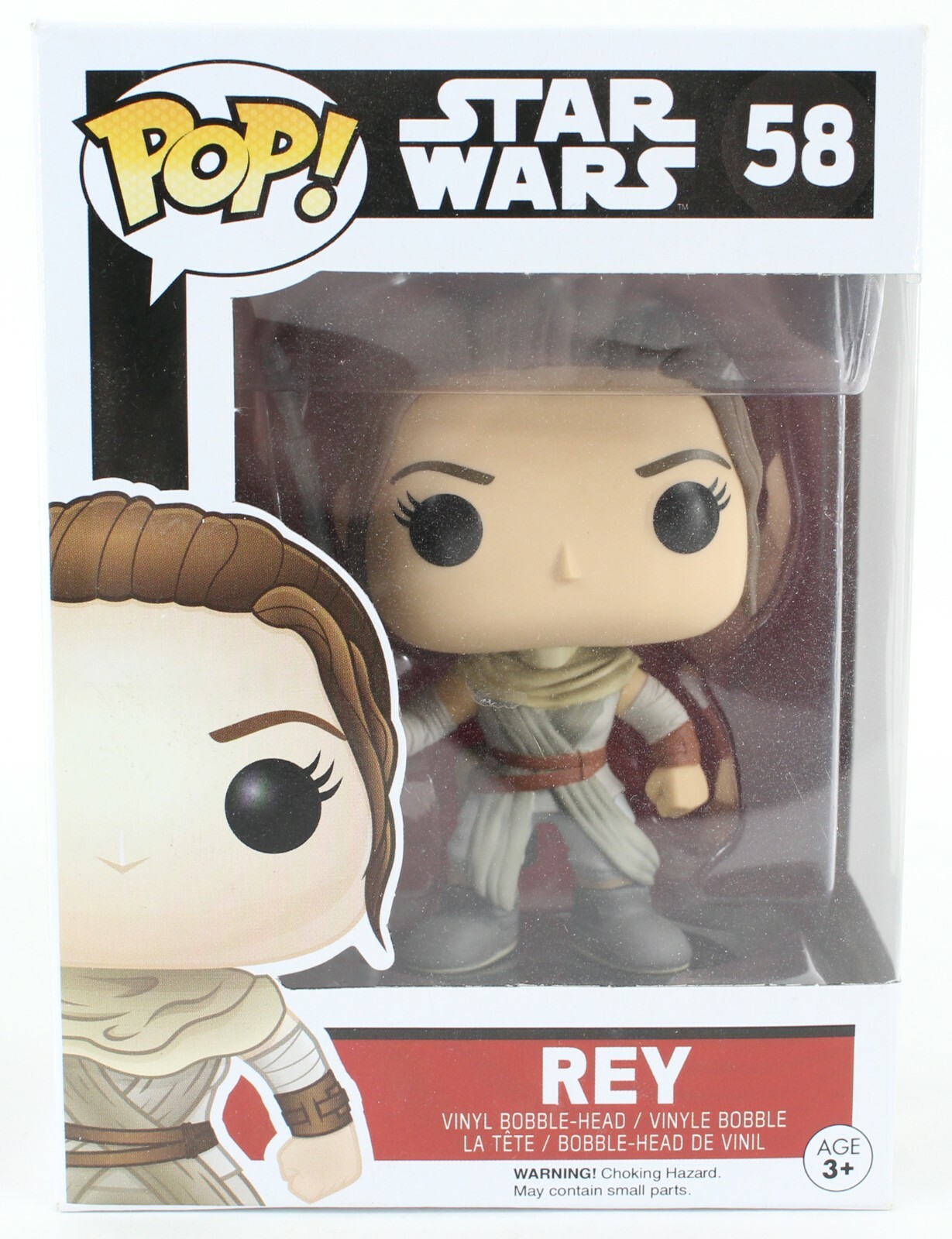 Funko POP Star Wars Rey #58 Vinyl Bobble Head Collectible | eBay