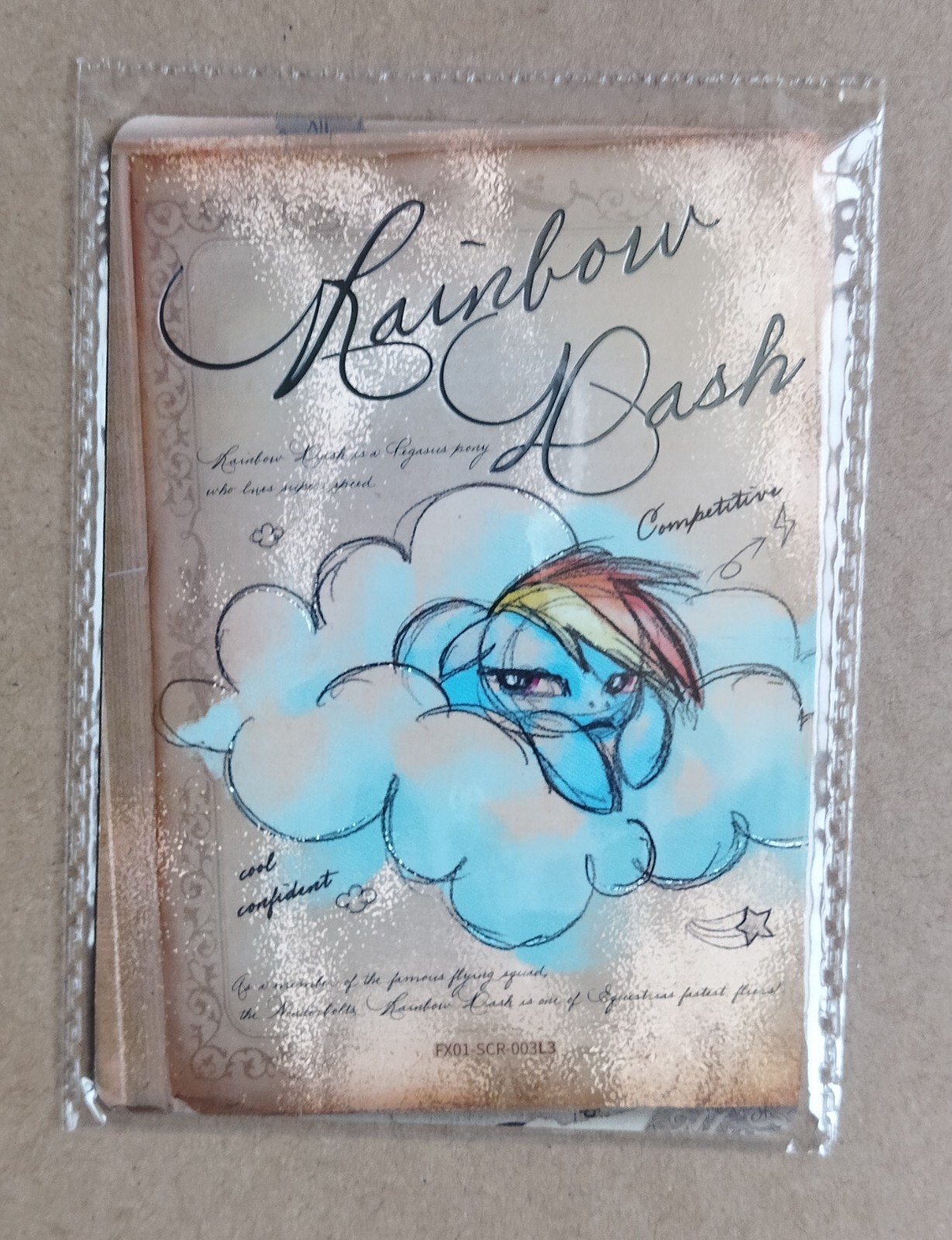 My Little Pony CCG card-Rainbow Dash FX01-SCR-003 (chinese
