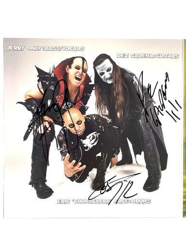 Misfits Band Signed The Devil's Rain Vinyl Jerry Only Dez