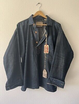 LVC Levis Vintage Clothing 1874 Closed Front Jumper Denim XS LVC Levis Vintage Clothing 1874 Closed Front Jumper Denim XS
