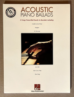 Acoustic Piano Ballads by Hal Leonard - Pre-owned, never used!