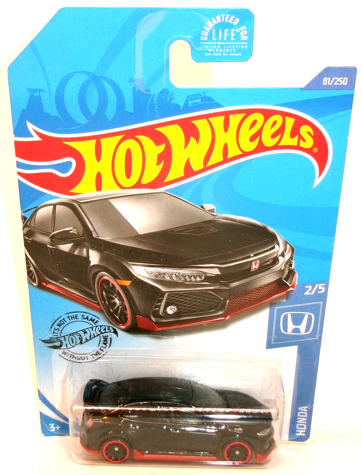 2020 HOT WHEELS 1:64 HW HONDA #2/5 BLACK 2018 HONDA CIVIC