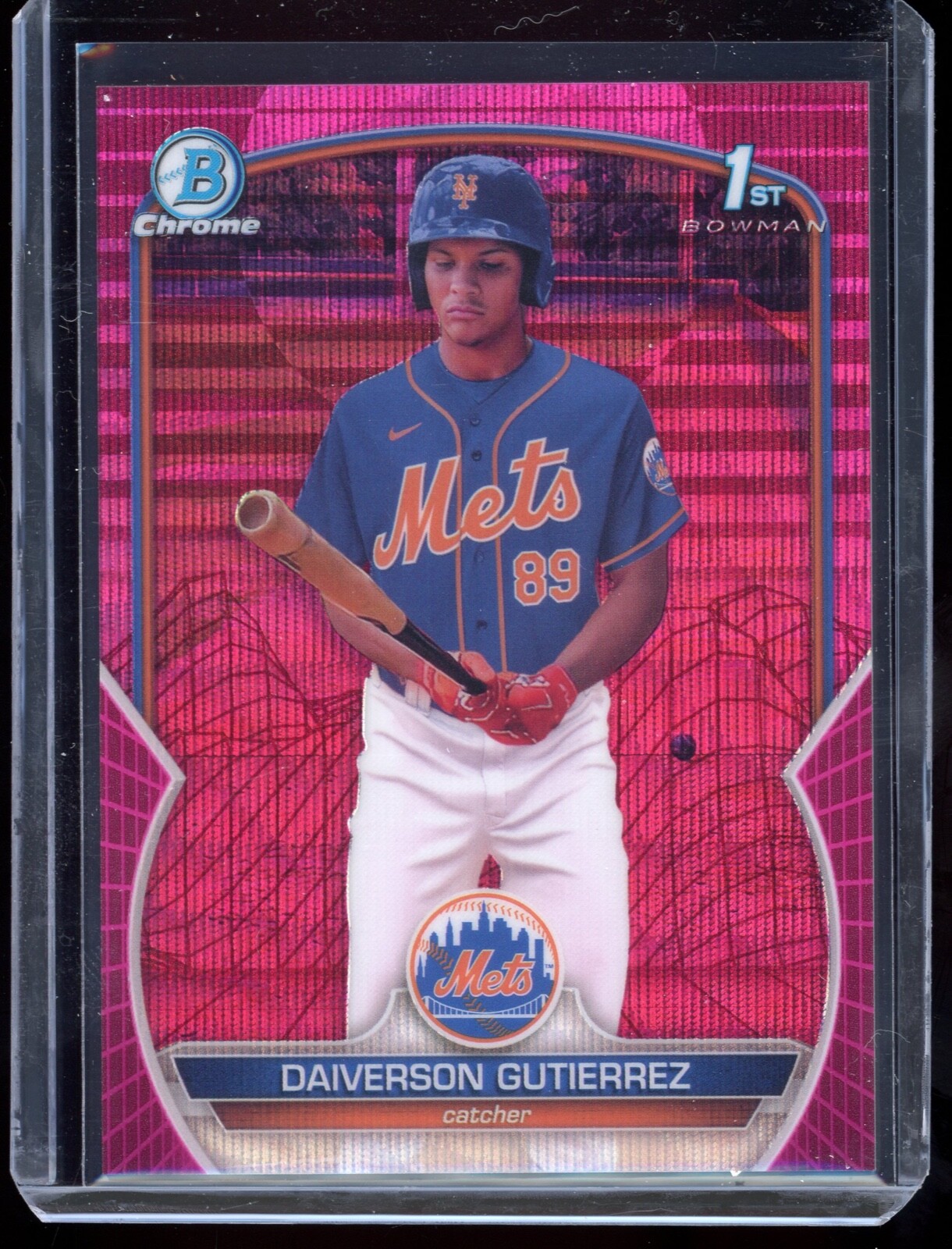 2023 Bowman Chrome 1st #BCP-154 Daiverson Gutierrez Mets 2023 Bowman Chrome 1st #BCP-154 Daiverson Gutierrez Mets