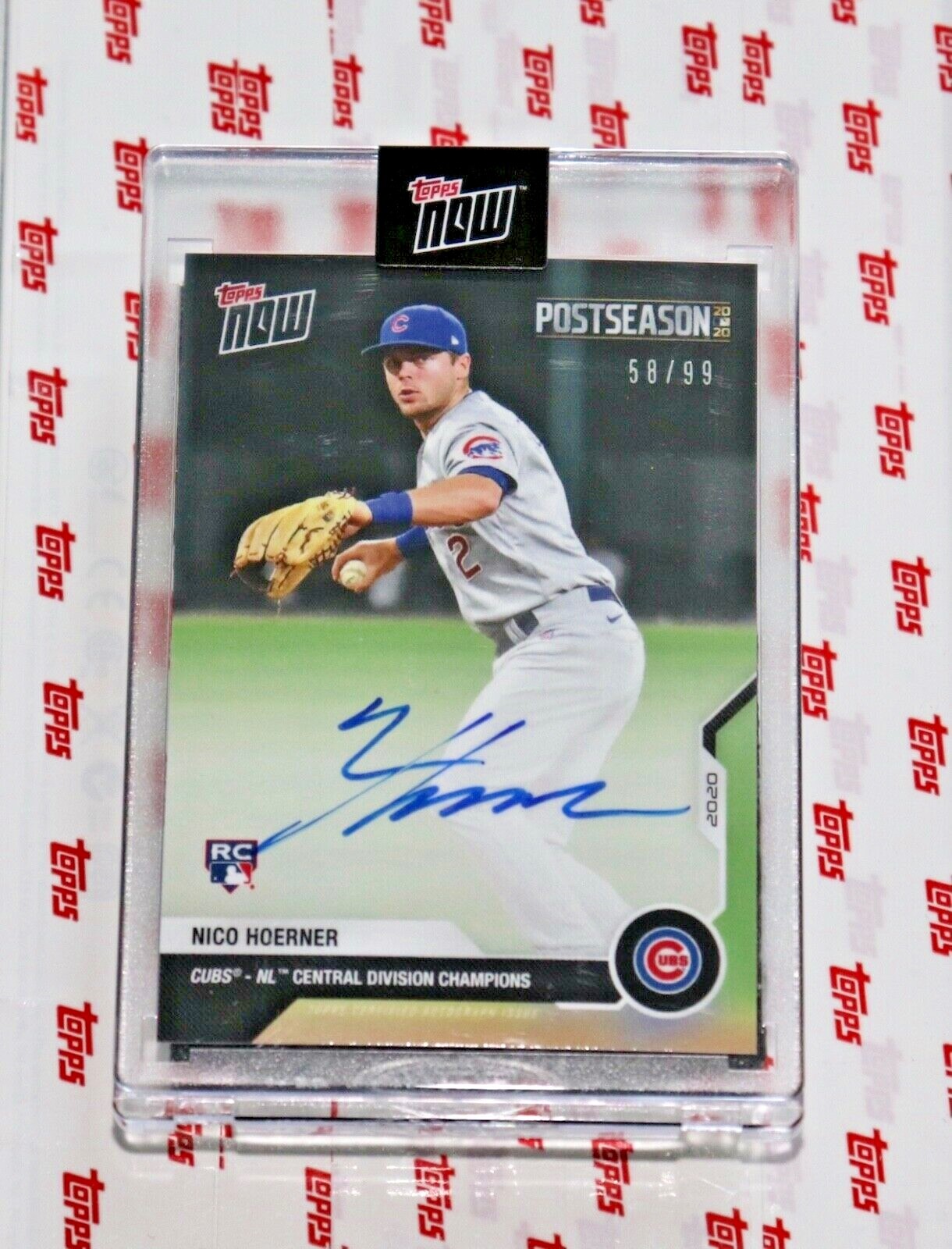 2020 TOPPS NOW NICO HORNER RC AUTO 58/99 #PS-93A | eBay