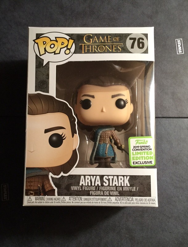 arya stark funko pop eccc boxlunch