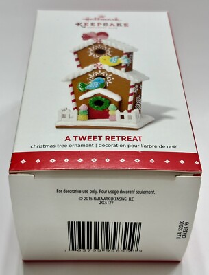 *NEVER OPENED* - 2015 Hallmark Ornament - A TWEET RETREAT - Member Exclusive
