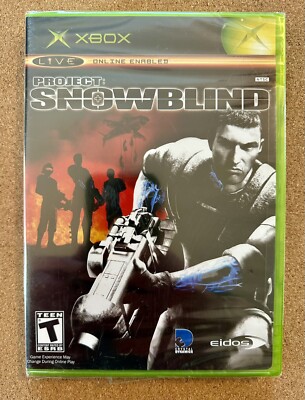 Project: Snowblind (Microsoft Xbox, 2005) MOSTLY SEALED! SEE PICS! RARE!