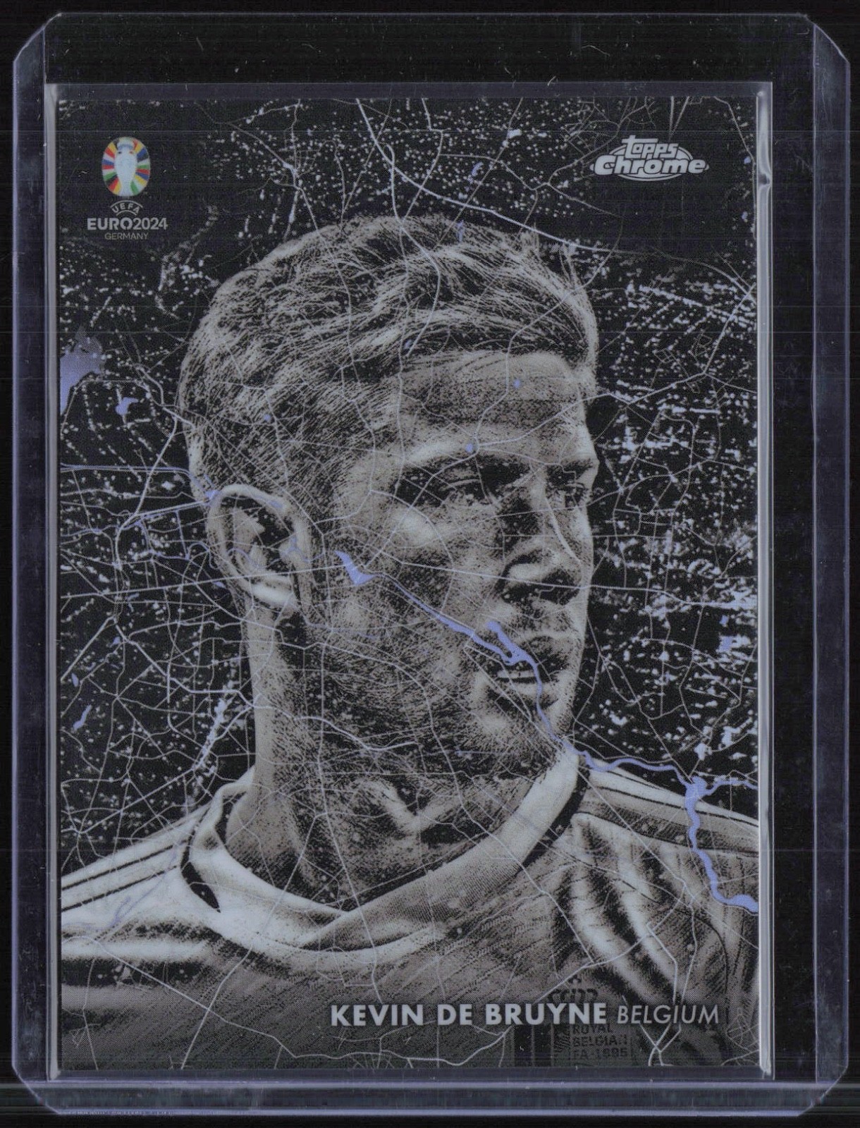 2024 Topps Chrome Black Portrait Soccer #BN2 Kevin De Bruyne SP Case Hit