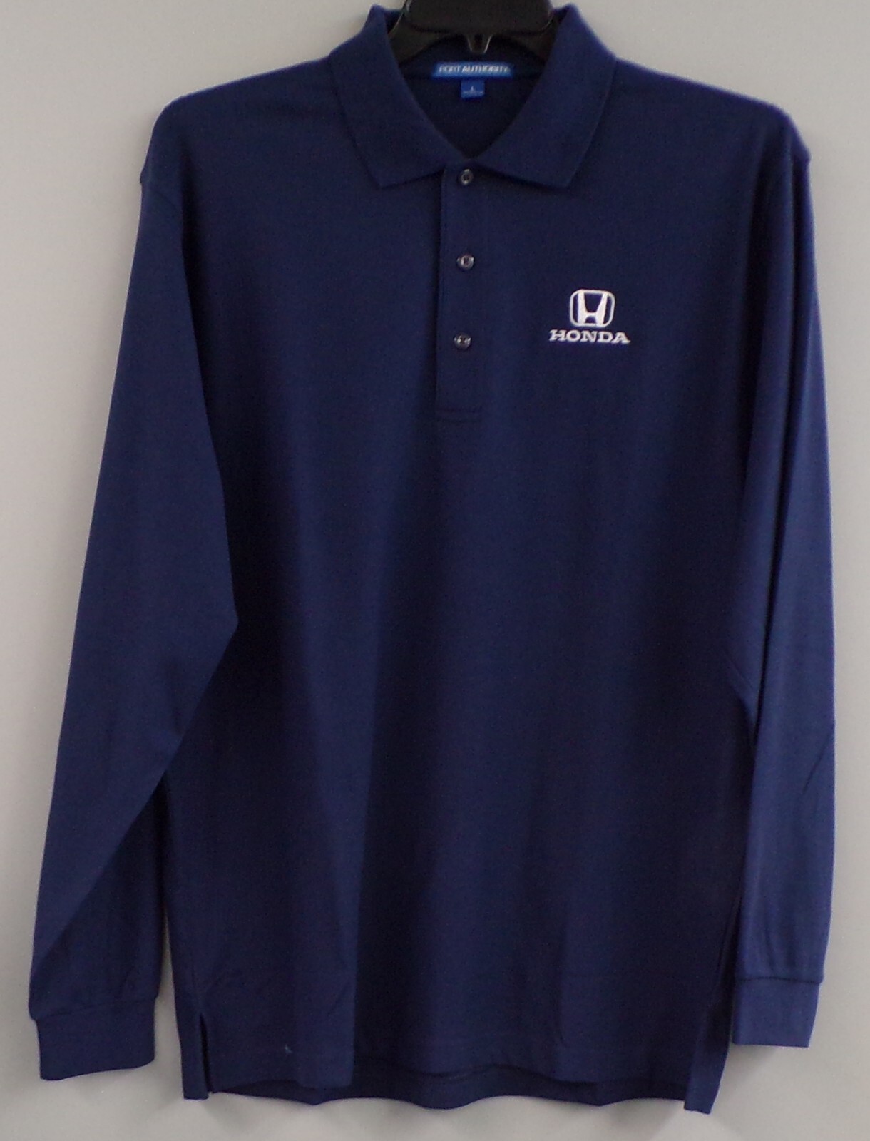 Honda Embroidered Mens Long Sleeve Polo XS-6XL, LT-4XLT