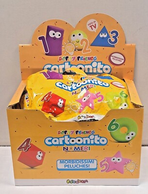 CARTOONITO NUMERI MORBIDISSIMI PELUCHE SBABAM -SCEGLI QUELLI CHE VUOI-