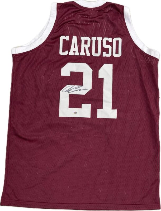 ALEX CARUSO Signed Jersey PSA/DNA Texas A&M Autographed