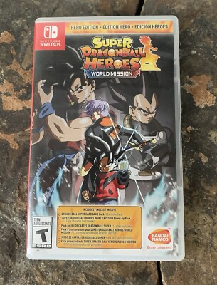 Nintendo Switch Super Dragonball Heroes World Mission Game. Used. Hero Addition