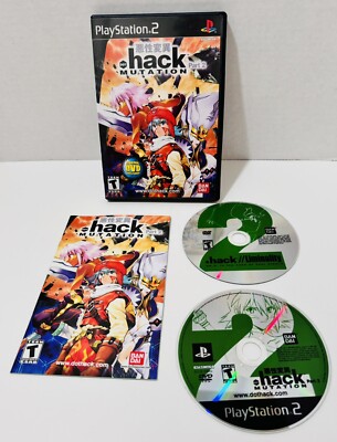 .hack MUTATION Part 2 (Sony PlayStation 2, 2003) Bandai CIB  A6