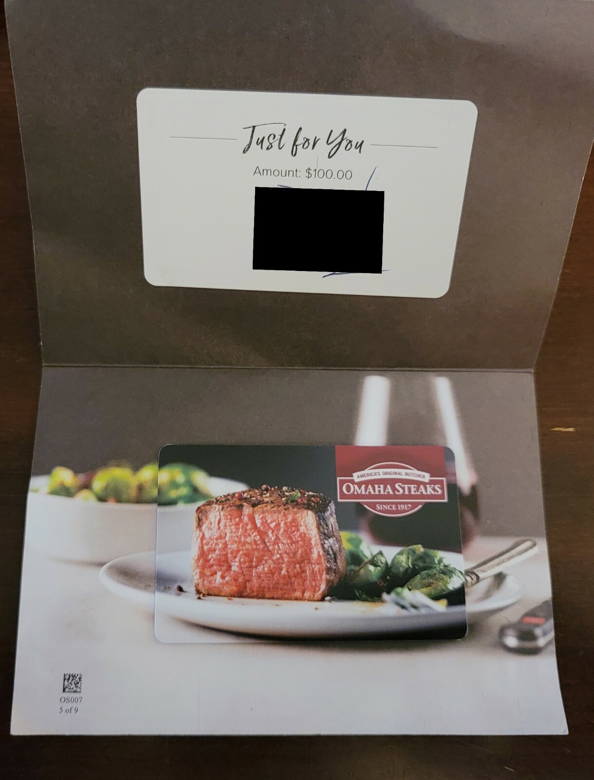 Купить Подарочные карты 100 Omaha Steaks Gift Card /90 в интернет