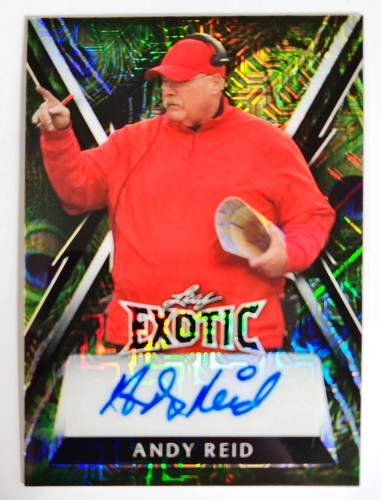 2023 Leaf Exotic Andy Reid #BA-AR2