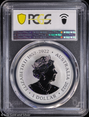 2023 $1 Australia 1oz Silver Emperor Penguin PCGS MS 69 | Uncirculated UNC BU