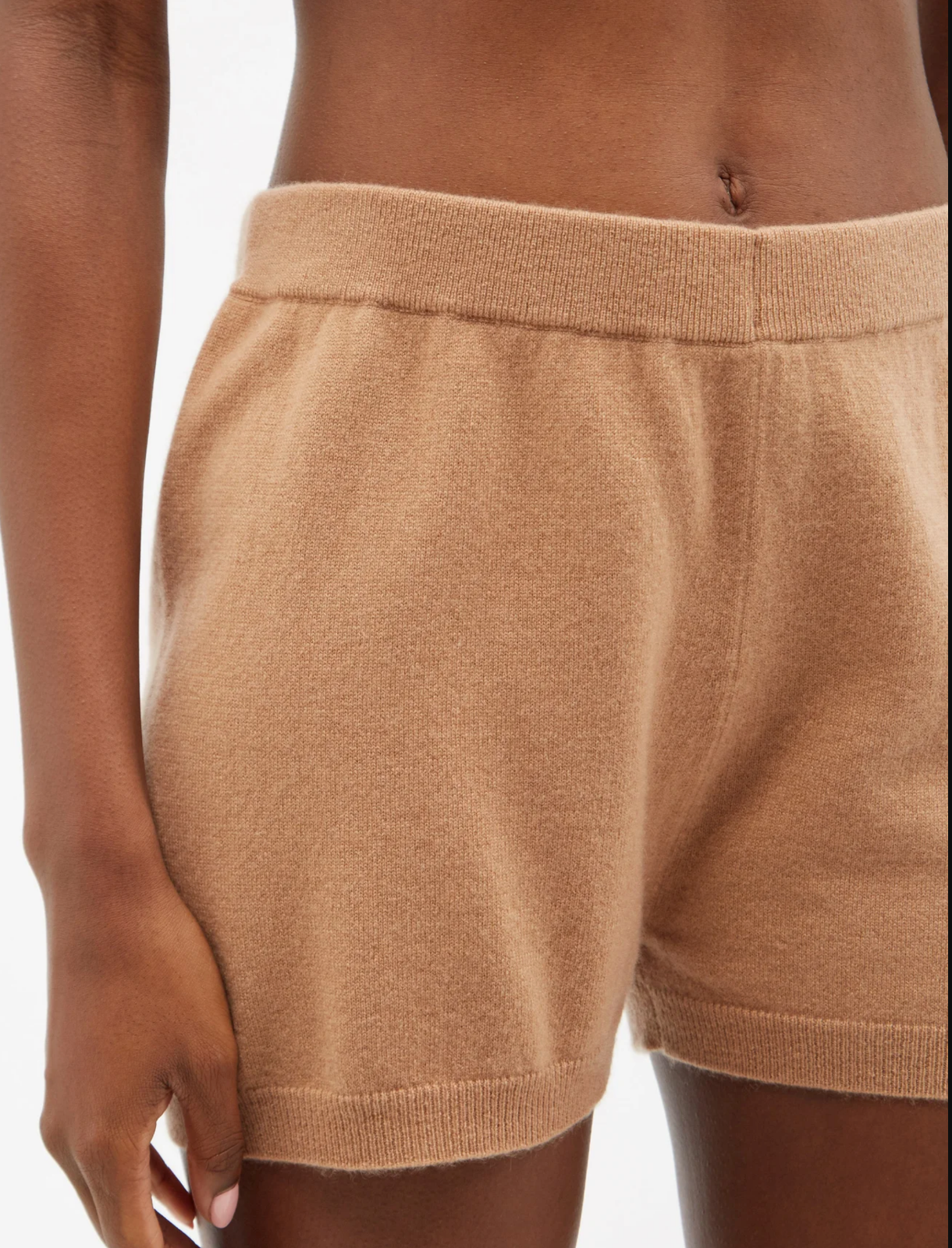 Pre-owned Allude Cashmere Cardigan Cropped Tank Top Shorts 3er Set Shirt Jacket Pants M In Brown