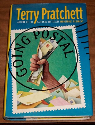 Terry Pratchett Going Postal Hard Cover 2004 Discworld Novel New Unread