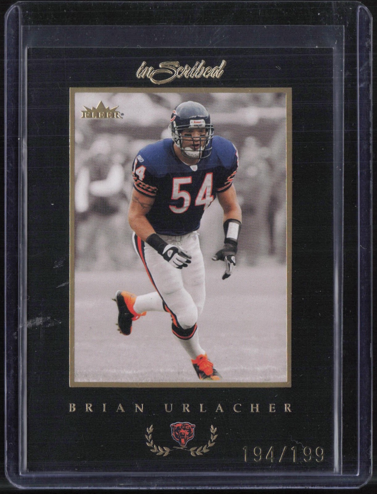 2004 Fleer InScribed Football Gold #9 Brian Urlacher 194/199