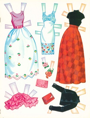 VINTGE 1966 MEET FRANCIE BARBIE MOD COUSIN PAPER DOLL ~ LASER REPRO~ORG SZ UNCUT