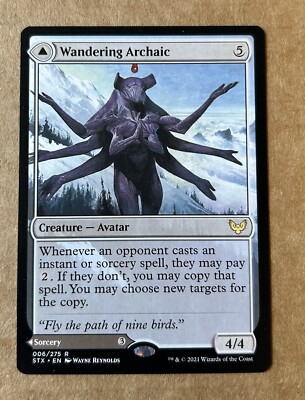 Wandering Archaic Strixhaven: School of Mages Regular Near Mint