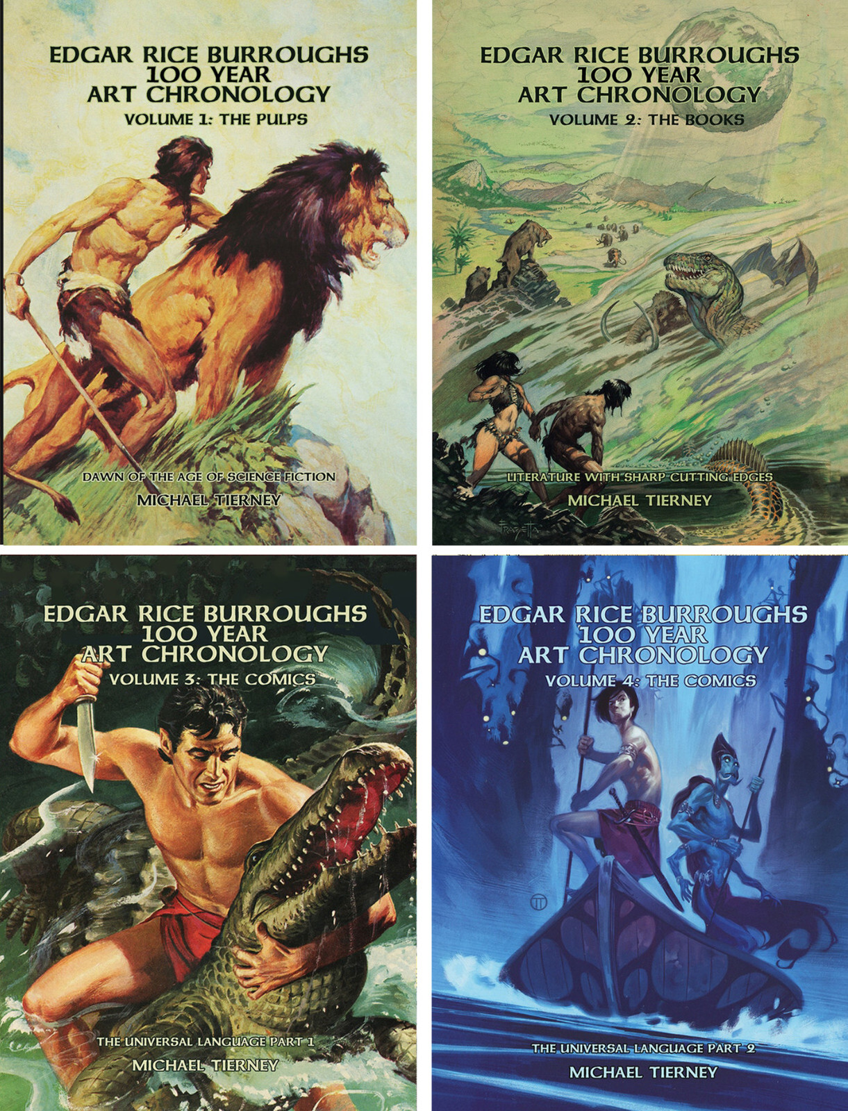 literature EDGAR RICE BURROUGHS 100 YEAR ART CHRONOLOGY by Michael