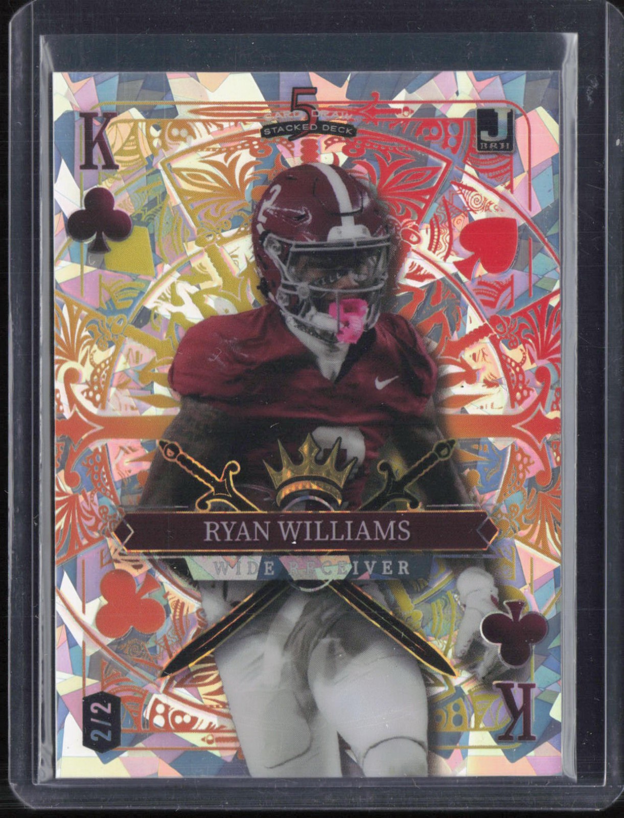 2024 Wild Card 5 Card Draw Stacked Deck Crystal Ryan Williams 2/2