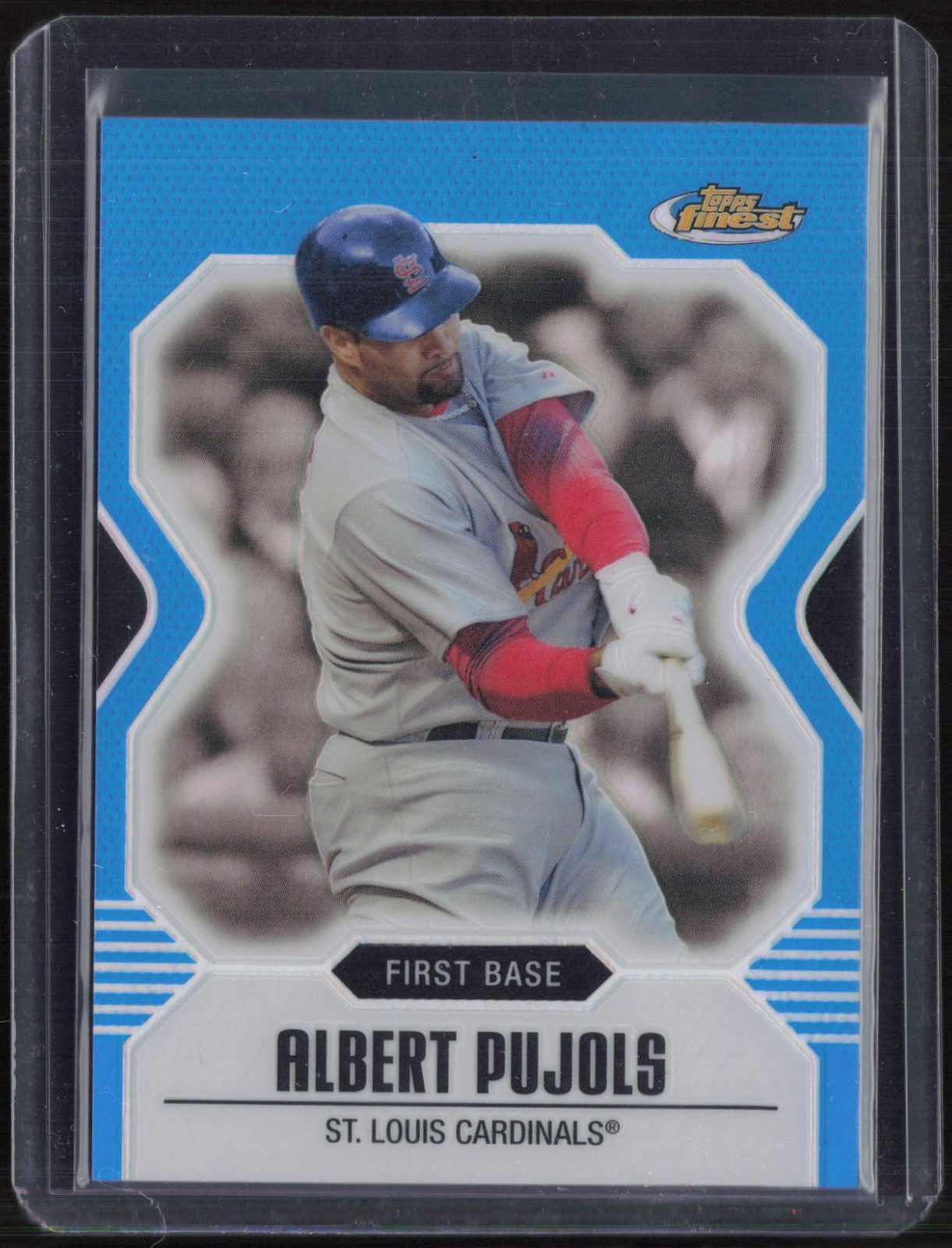 2007 Topps Finest Blue Refractor #74 Albert Pujols /399
