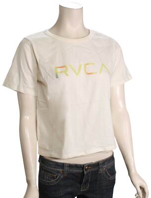 

RVCA Big RVCA Radiant Женская футболка в коробочке — винтажный белый — новинка