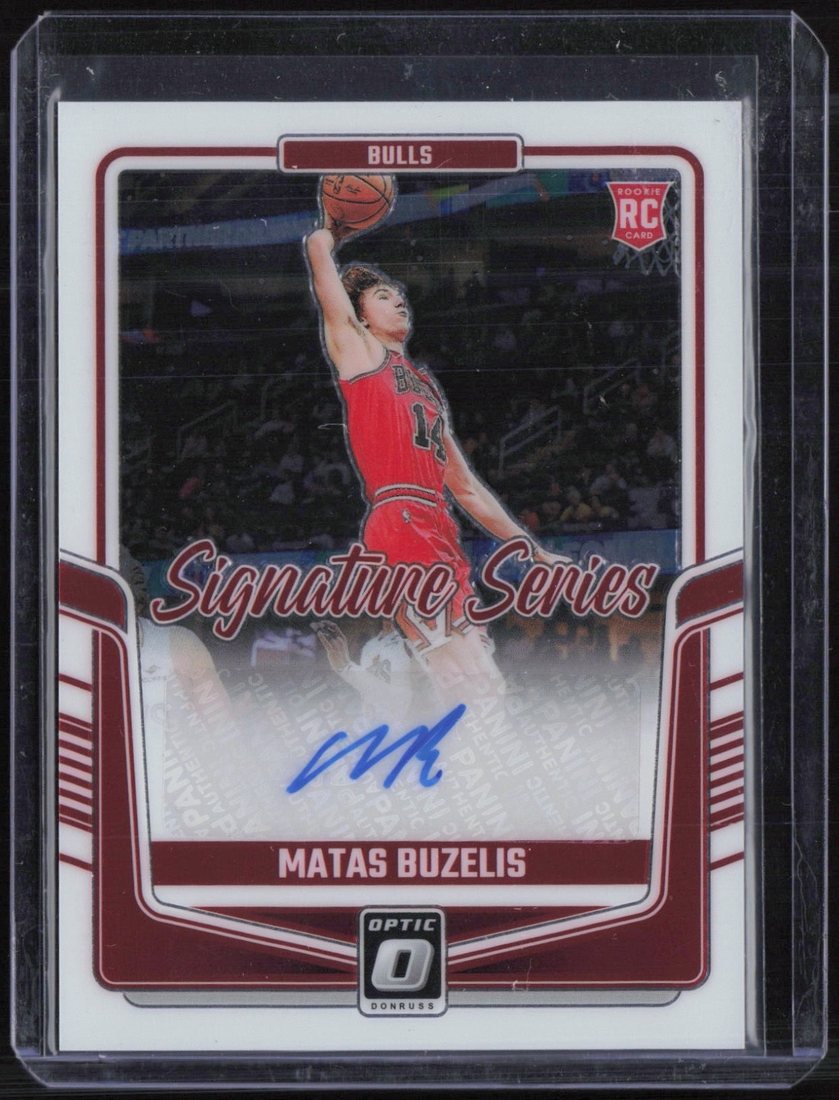 2024 Panini Donruss Optic Signature Series Matas Buzelis Auto RC Rookie