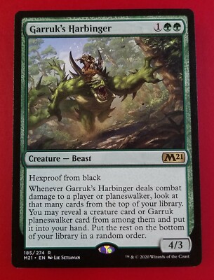 1x Garruk's Harbinger | M21 Core Set 2021 | MTG Magic Cards