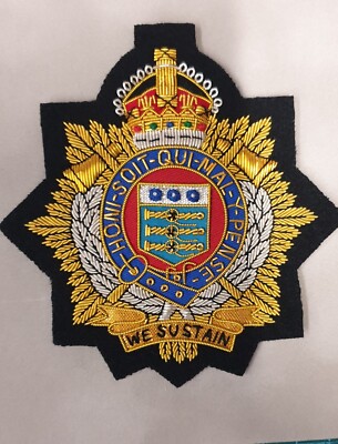 Royal Logistics Corps Blazer Badge RLC Blazer Badge High Quality NEW