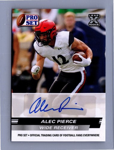 2022 Leaf Pro Set Draft Alec Pierce #PSA-AP1