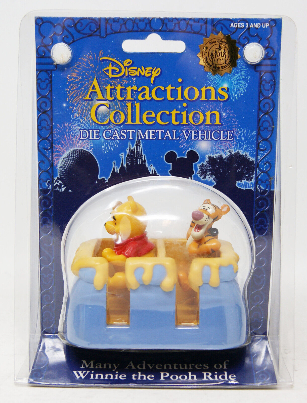 Disney - Attractions Collection - Die Cast Metal Vehicle - Pooh & Tigger